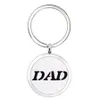 U24 Keyring Parfum Aromatherapie Essentiële olie Diffuser Locket KLOOS KINNEN Legering 30 mm Holle medaTet Key Ring met 5PADS Randomly2333960