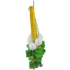 Banansträng Pet Supplies Wooden Papegoja Tillbehör Gråa Macaws Parrot Bure Bite Leksaker Bird Chewing Toy