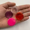 3G 3ML 5G 5MLプラスチック化粧品容器マルチカラークリアスクリューキャップクリームジャーリップバームピルストレージバイアルボトル喫煙アクセサリー