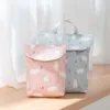 Bebê sacos das fraldas Maternidade saco impermeável Wet fralda de pano bolsas reutilizáveis ​​Diaper incluir Dry Wet Bag for Mom Fralda sacos de armazenamento M1282