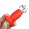 1pc Strawberry Huller Fruit Strawberry Top Leaf Remover Fruit Tomato Stalks Fruit Knife Stem Remover Useful Kitchen Gadgets