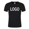 Personalizado Impresso Camisetas Personalizadas Designer de Logotipo T Camisa Dos Homens de Publicidade Nova Marca em branco Tshirt de Manga Curta plain tshirt