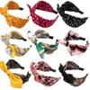 Moda Donna Lunetta Orecchie di Coniglio Coreano Point Leopard Hairband Cerchio per capelli Donna Ragazze Elegante Croce Accessori per capelli Copricapo