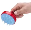Cepillo de champú de silicona champú masaje bocazan cepillo de silicona para el cabello de silicona