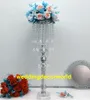 ingen falsk blomma) boll med akrylstativ kristall bröllop centerpieces händelse bord blommor vase lång väg ledning gånggång fest dekor