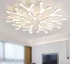 Akrylowe nowoczesne oświetlenie sufitowe do salonu sypialni Biały Proste Plafon Lampa Sufitowa LED Strona główna Oprawy oświetleniowe AC90-260V Myy