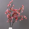 Fake Long Stem Cherry Blossoms 39.37 "Längdsimulering Apple Blossom för bröllop Hem Dekorativa konstgjorda blommor