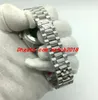 2 Style Men watch Day 41mm Diamond Dial Silver Steel Bracelet Date Asia 2813 Automatic Movement Sapphire Luminous wristwatch