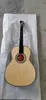 Custom Solid Sitka Spruce Top JM Acoustic Guitar Abalone Binding Inlay Rosewood Fingerboard customize logo headstock is ok