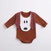 Barboteuse de dessin animé pour bébés filles, combinaison en coton à manches longues pour bébés garçons, à la mode, nouvelle collection automne 2019, chiens, Y2577