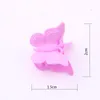 Haaraccessoires mini haarklauwen voor babyklemmen kleuren plastic clips vlinderontwerp kinderen231y