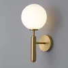 Modern Glass Ball Wandlichten Goud Zwart Eetkamer Badkamer Slaapkamer Bedside Wand Mounted Lamp Lighting Restaurant Tair Blaker