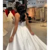 2020 Sexiga kvinnor Jumpsuits Plus Size Wedding Dresses Pant kostymer avtagbar kjol Långa formella festklänningar Applique Lace Abiye Bridal 354Z