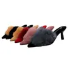 Hot Sale-Kitten Heels Suede High Heels Sexy Women Pumps Comfort Women Shoes Fur Slippers Pointed Ladies