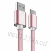 2A 1m 1.5m 2m 3m Alloy Nylon Braided Fabric Usb Type c Micro cables For Samsung s6 s7 s8 s9 s10 note 8 9 10 htc