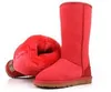 Klassiska kvinnor Barrel Snow Boots Tjockare Varm Vinter Boot Flat Soled Skid proof Large sized Tall Shoes