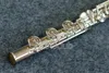 Perla FL-665 17 fori aperti c sintonizzazione flauto di alta qualità rame-nichel argento placcato corpo strumento musicale e chiave flauta con accessori per cause