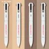 4-in-1 착용하기 쉬운 눈썹 강화제 컨투어 펜 방수 정의 하이라이트 눈썹 눈썹 연필 메이크업 화장품 3pcs