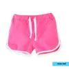 Pantalone per bambini color caramello estivo Ragazzi e ragazze Abbigliamento per bambini Pantaloni caldi Sport per bambini Pantaloni da spiaggia per ragazzi casuali abbigliamento firmato per bambini M129