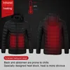 Kış Sıcak Isıtmalı Ceket Erkek Kadın USB Kızılötesi Isıtma Kapüşonlu Ceket Elektrikli Therml Giyim Su Geçirmez Kayak Yürüyüş Ceket