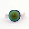 New Fashion Womens Gift Color Change Emotion Feeling Changeable Metal Ring Temperature Control Mood Ring MJ-RS036