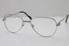 Lunettes de vue en gros-Gold Frame Designer Round Metal Lunettes de vue unisexe Carter 1156479 Lunettes de vue vintage originales en or