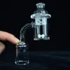 10mm 14mm 18mm Quartz Banger Paznokci Mężczyzna Kobieta Quartz Banger Paznokci z Cyclone Spinning Carb Cap i 2 TERP Pearl Drop Shipping