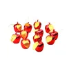 Рождественские украшения яблоки фрукты кулон Рождественская елка висит орнамент события партии Рождество висит орнамент питания 12 шт. / лот