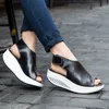 2019 Female Peep Toe Wedges Sandals Ladies Plus Size Summer WE5785847740