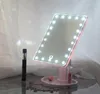 16 Lights Led Makeup Mirror Touch Sn Makeup Mirrors 180 Degree Rotation USB Charge Cosmetic Mirror Portable Mirrors GGA31337386860