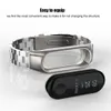 Milanese lusband voor Xiaomi Mi band 3 4 roestvrij staal voor Xiaomi Mi Band 3 4 Strap Polsband Smart Watch Strap voor Xiaomi Mi Band 4 3