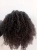 Brezilyalı İnsan Afro Kinky Kıvırcık I İpucu Önceden Yapıştırılmış Saç Uzantıları Doğal Siyah Renk 1G / PC 100 adet bir paket