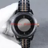 Orologi da uomo con quadrante blu Fashion Movimento al quarzo PVD nero Bracciale in acciaio inossidabile bicolore orologio di lusso