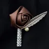 Pas cher mariage bal Corsage cérémonie fleur broche mariage boutonnière marié garçons d'honneur boutonnière fleurs boutonnière nouveauté