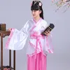 Princess Festival Outfits Dynasty Kids Dance Costumes Adult Hanfu Fotografie Fancy Folk Jurken Solid Oude Nationale Kleding