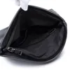 Pochette en cuir véritable pour hommes sac pliant d'affaires sac à main pris à la main affaires noir organisateur portefeuille