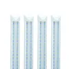 Stock Aux États-Unis En Forme De V 2ft 3ft 4ft 5ft 6ft 8ft Porte De Refroidisseur Tubes Led T8 Tubes Led Intégrés Double Côtés Led Remplacement Du Luminaire