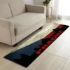 Bandeira do país Impresso Longo Tapete Entrada Capacete Tapete Absorvente Cozinha Anti-Slip Hallway Área Área Tapetes Modern Floormat ao ar livre