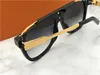 2019 Hot Nieuwe Mode Luxe Zonnebril Mannen en Vrouwen Merk Designer Zonnebril 0937 Oversized Square Sunglasses Gradiënt Vintage UV met Doos