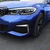 Autocollants de décoration de cadre de sourcil de phare antibrouillard avant en acier inoxydable, garniture pour BMW série 3 G20 G28 2020, style de voiture modifié 286i
