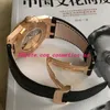 3 estilo de pulso de luxo 18k rosa ouro 41mm pulseira de couro 15400OR.OO.D088CR.01 novo relógio masculino automático mecânico