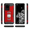 Phone Case for iPhone 11 PRO 8 8Plus XR XS MAX Galaxy S20 Ultra S20+ Premium Full Body Case Durable built-in Magnetic Metal Credit Card Slot