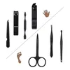 Meisha 7 pezzi Set di strumenti per manicure protettivi Set di tagliaunghie per unghie in acciaio inossidabile Kit per unghie professionale per prelievo di cuticole HE0006042320