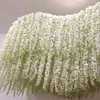 New Arrival Artificial Wisteria Flower Vine Silk Hydrangea rattan DIY Wedding birthday party Decoration Backdrop Flowers