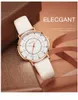 Weide New Arrival 3atm Wodoodporne PU Bransoletka Pasek Mineral Lustro Kobiet Kobiety Panie Moda Casual Quartz Wristwatches