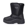 Gran oferta-Botas de nieve unisex con forro de lana, zapatos de lona de gran tamaño, medias botas de pelo de oveja de invierno, zapatos antideslizantes a prueba de calor para hombre zy622