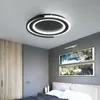 이상적인 디자이너 LED 샹들리에 직경 400 / 520mm 블랙 / 화이트 마감 현대 LED 샹들리에 거실 침실 마스터 룸