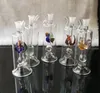 Variété de motifs Les accessoires pour bongs en verre pour narguilé ne contiennent pas d'électronique, les pipes à fumer en verre colorées