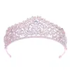 2019 Nieuwe Europese Hot Silver Bride Wedding Crown Accessoires / Explosion Modellen Rose Goud Rhinestone Wedding Crown HeadPieces