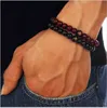 Heta hiphop män trä pärlor armband sandelträ buddhist buddha meditation bön pärla armband trä smycken ung man dhl gratis